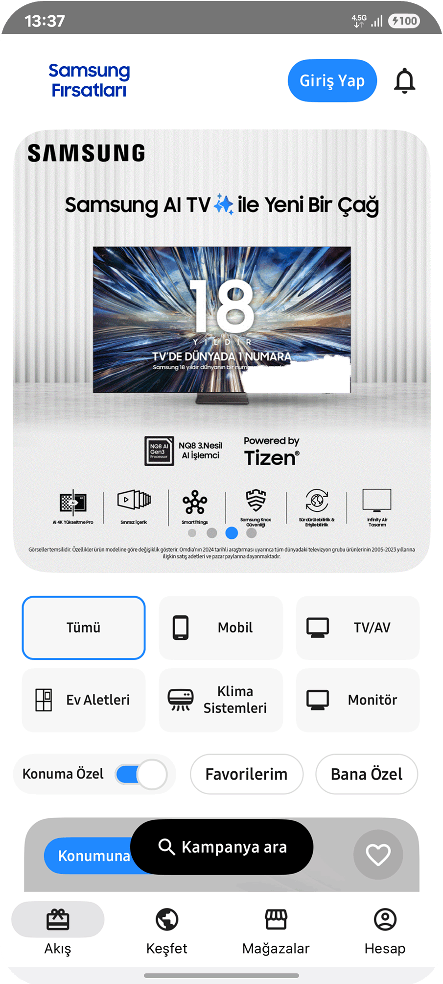 Samsung Fırsatları